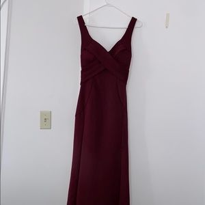 Burgundy Prom Gown